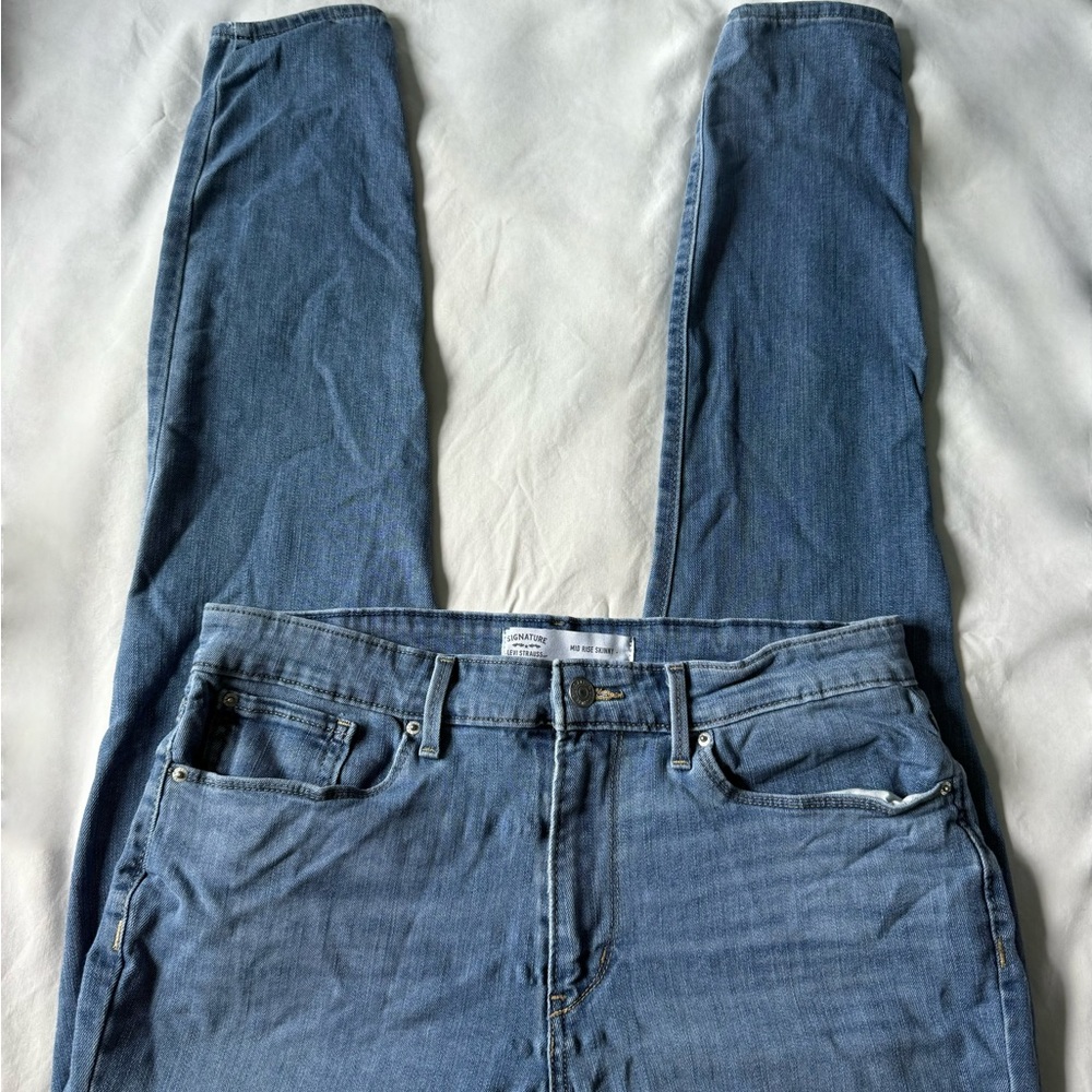 Men's Slim Fit Blue Jeans